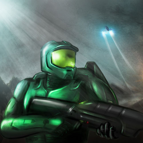 master chief graphic tablet